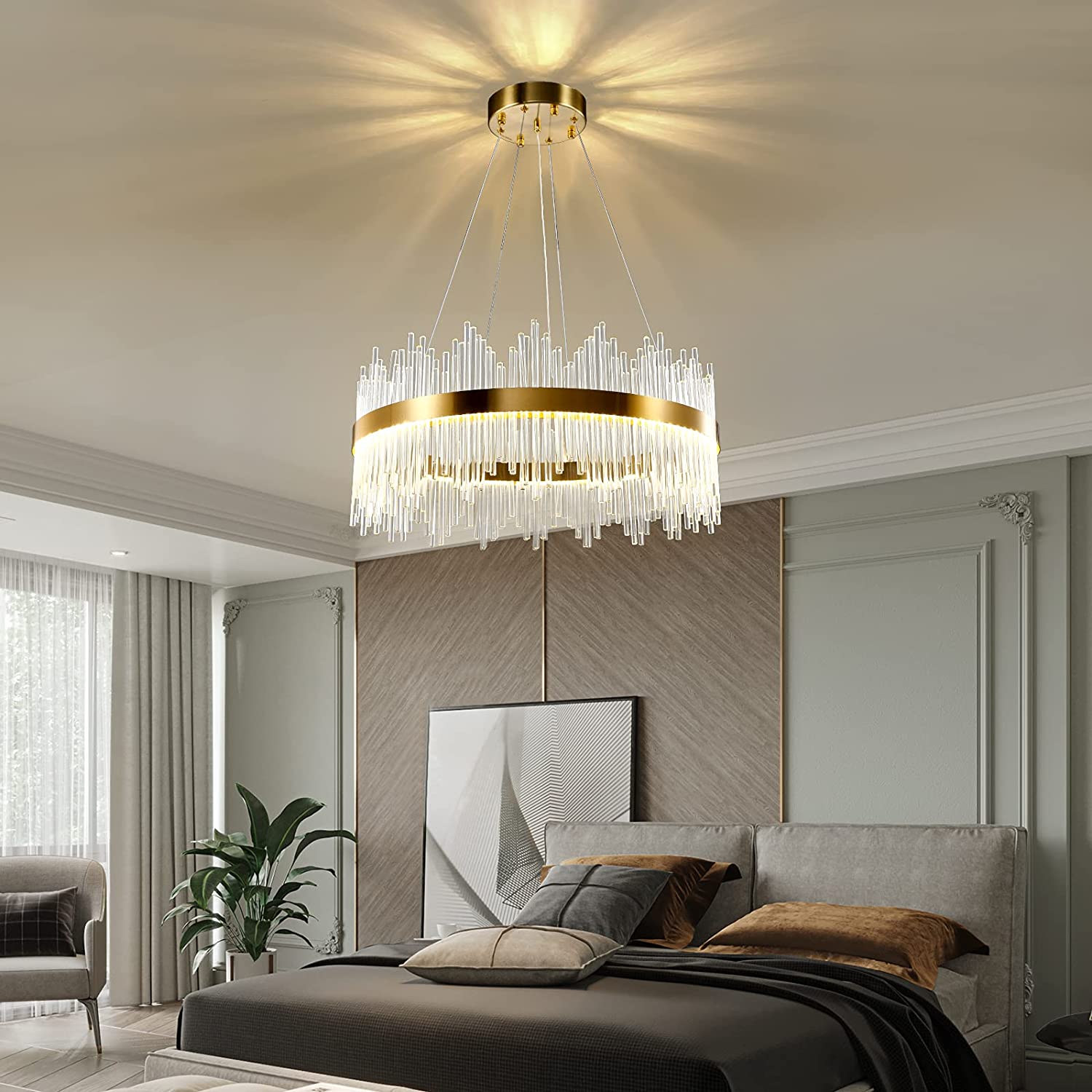 Kronleuchter Deckenleuchte ASTRA Gold